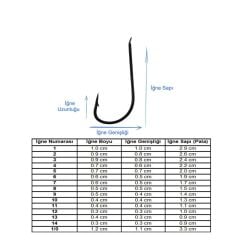 Marlin 1522 Siyah Olta İğnesi