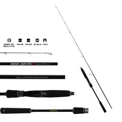 Kaido Red Devil 190 cm Tetiksiz Jig Kamışı PE 0.5-1.2