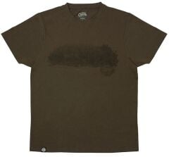 Fox Chunk Dark Khaki Scenic T-Shirt L