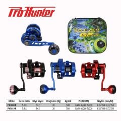 PROHUNTER G2 Safari Jig (Çıkrık) P3 Olta Makinesi (Sol Kol)