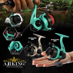 AJIKING Wahoo Mini 800 Red 3+1 LRF Olta Makinesi