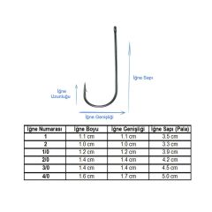 Marlin 9146 BN Düz İğne