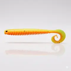 Biteon Rib Worm  120 mm/4,7 inç 8 g - 4 adet/paket. 25 Orange Ray