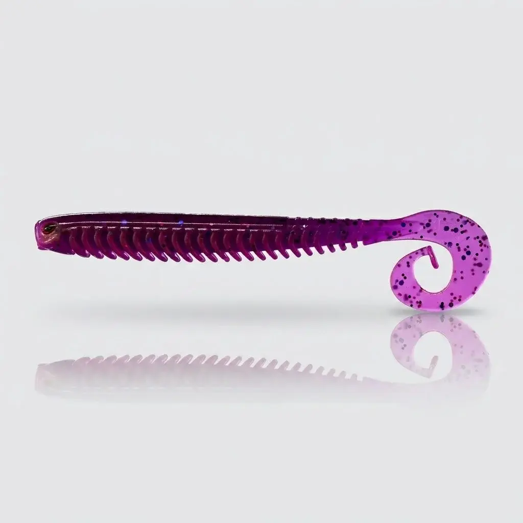 Biteon Rib Worm  120 mm/4,7 inç 8 g - 4 adet/paket. 22 Pink Lox