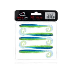 Biteon Rib Worm  100 mm/4 inç 5 g - 5 adet/paket. 08 Plum Rita
