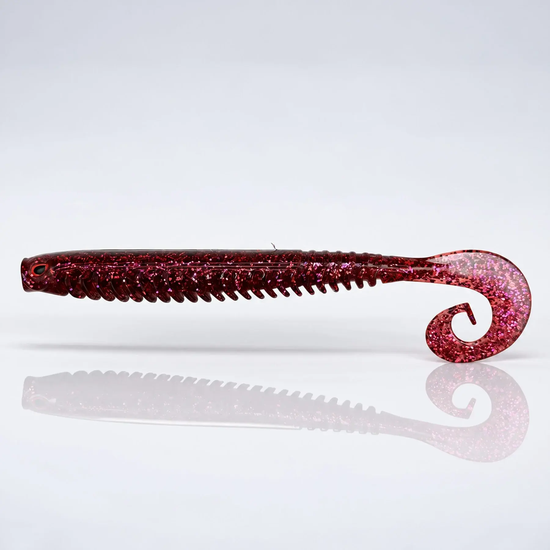 Biteon Rib Worm  100 mm/4 inç 5 g - 5 adet/paket. 36 Blood Ruby