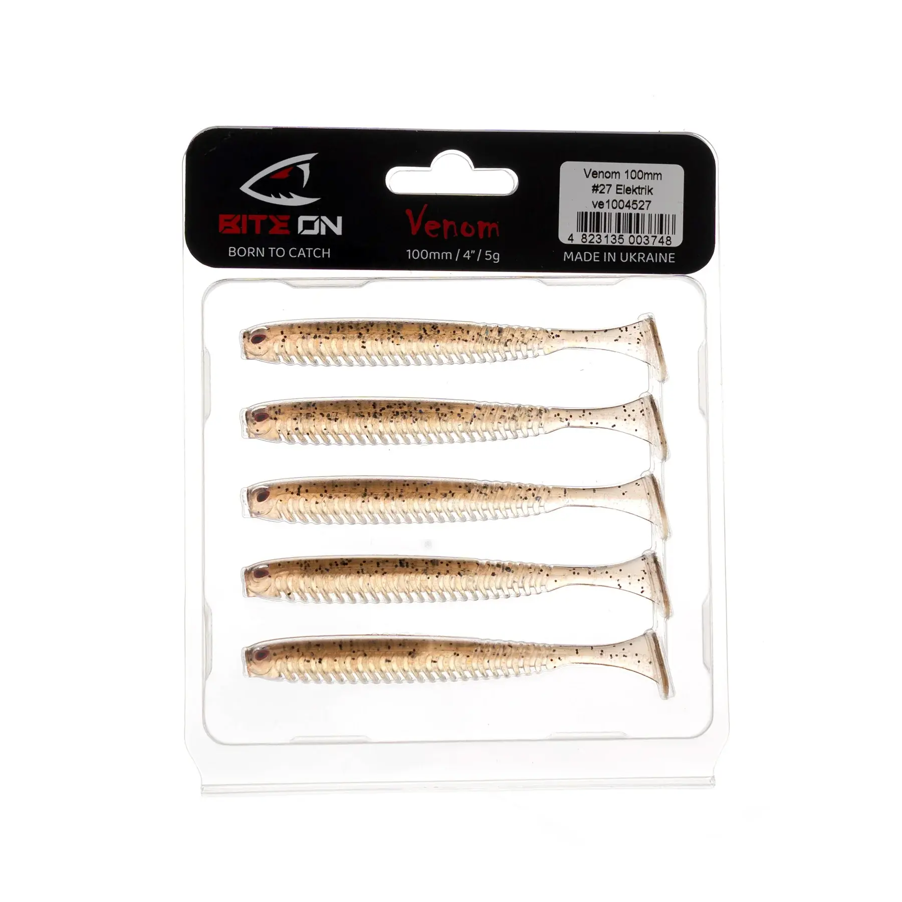 Biteon Venom  100 mm/4 inç 5 g - 5 adet/paket.