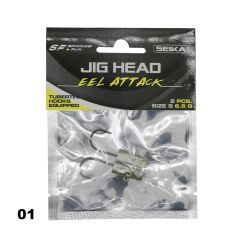 İberica Eel Attack 2'li  Jig Head 6.5Gr