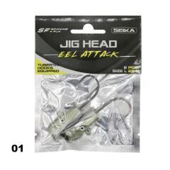 İberica Eel Attack 2'li Jig Head 25Gr