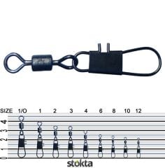 Inox Kilitli Bilyalı Fırdöndü 10'lu