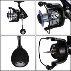 AJIKING Arrow Spin Blue 5+1BB Olta Makinesi