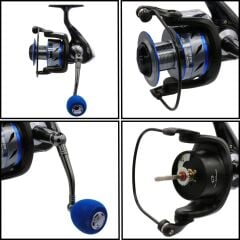 AJIKING Arrow Spin XP Blue 5+1BB Olta Makinesi